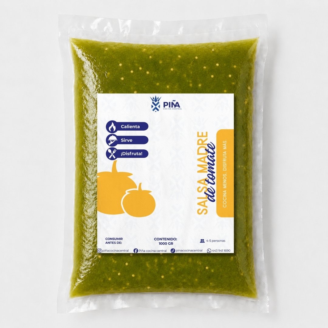 Salsa madre de tomate verde