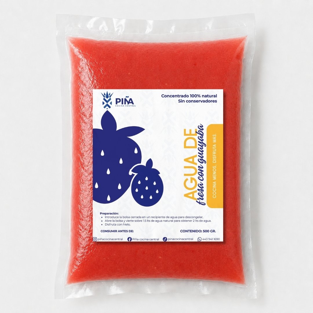Fresa con guayaba