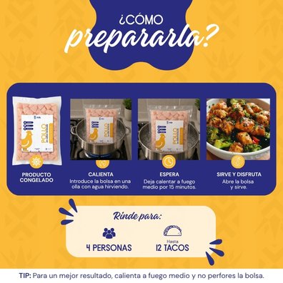Pollo en cubos: fotografía 3