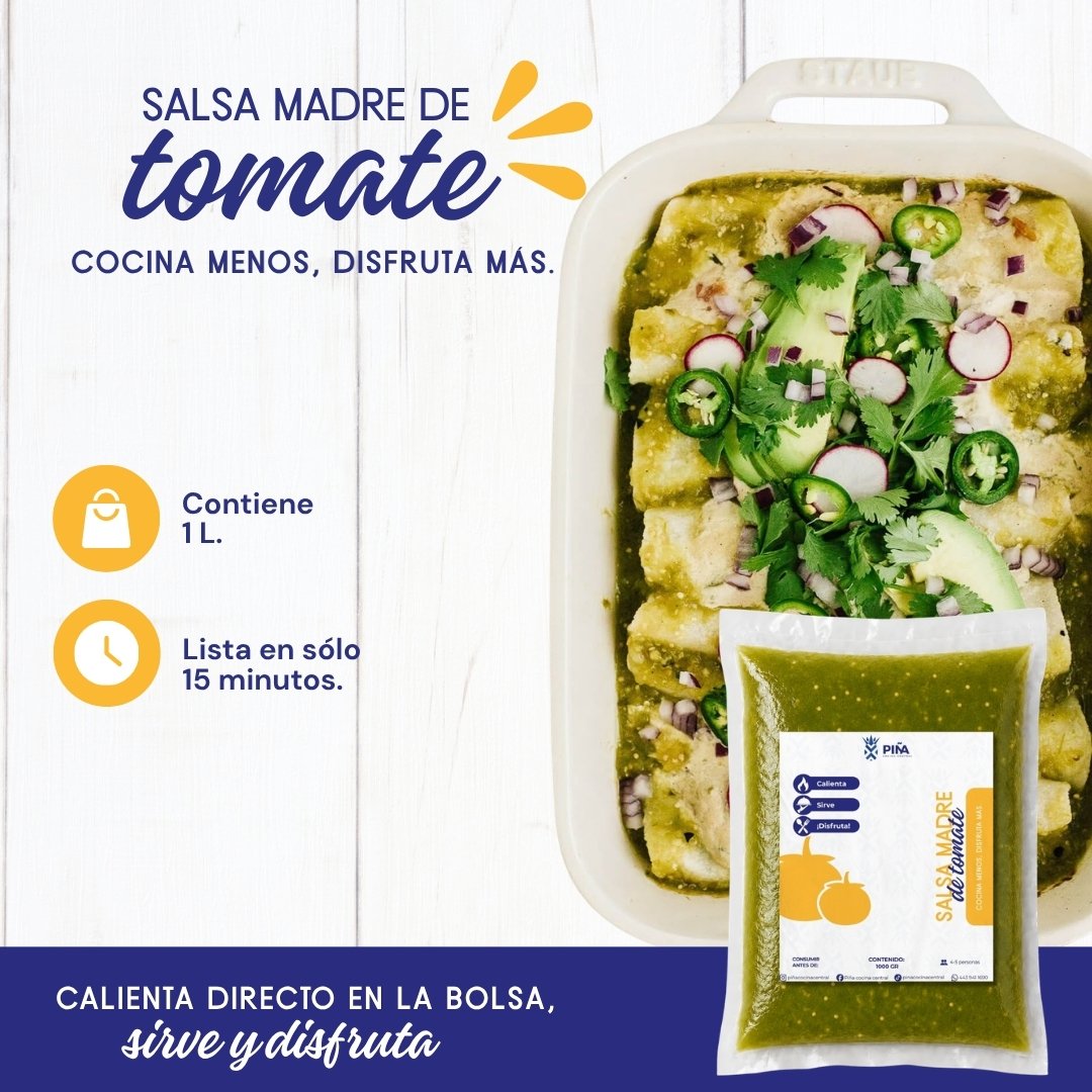 Salsa madre de tomate verde: fotografía 2